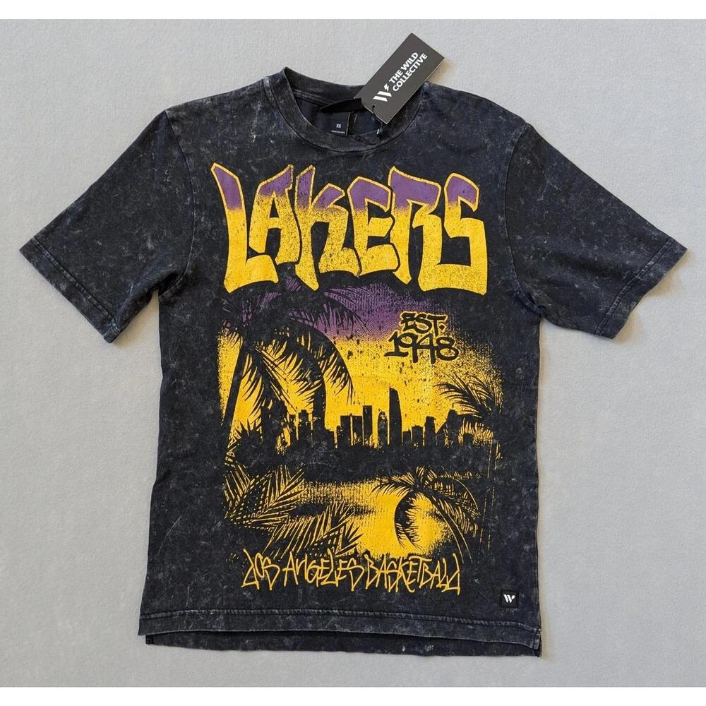Nwt Los Angeles Lakers The Wild Collective Nba T-Shirt Xs